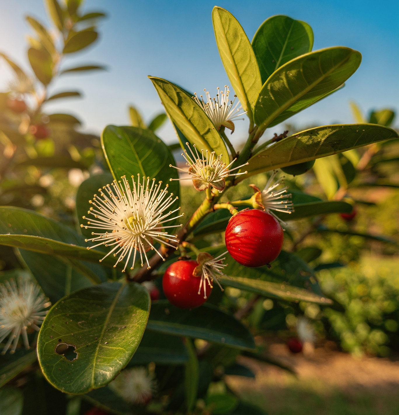 Psidium cattleyanum – Jahodový stromek 